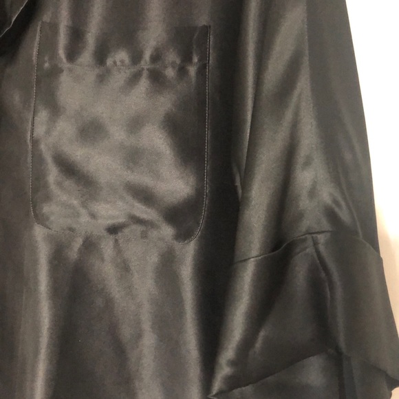 Black button down blouse. - Picture 5 of 5